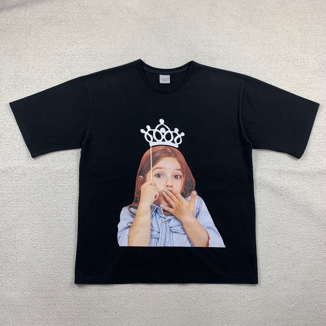 아크메드라비 그래픽 반팔 티셔츠 블랙  상품이미지1