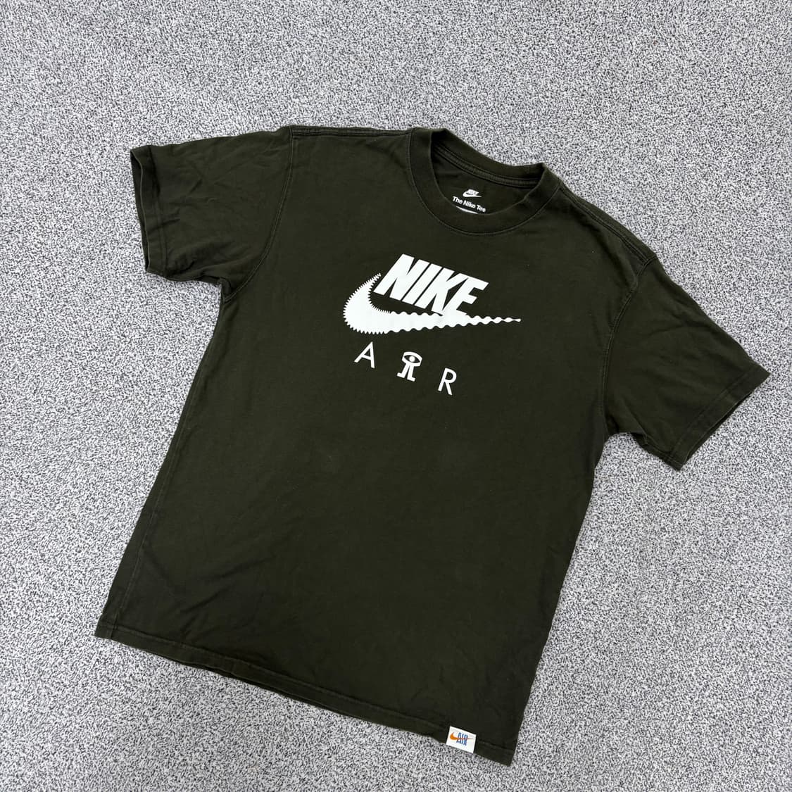 M 나이키 남성 에어 반팔티 카키 0319J 상품이미지1