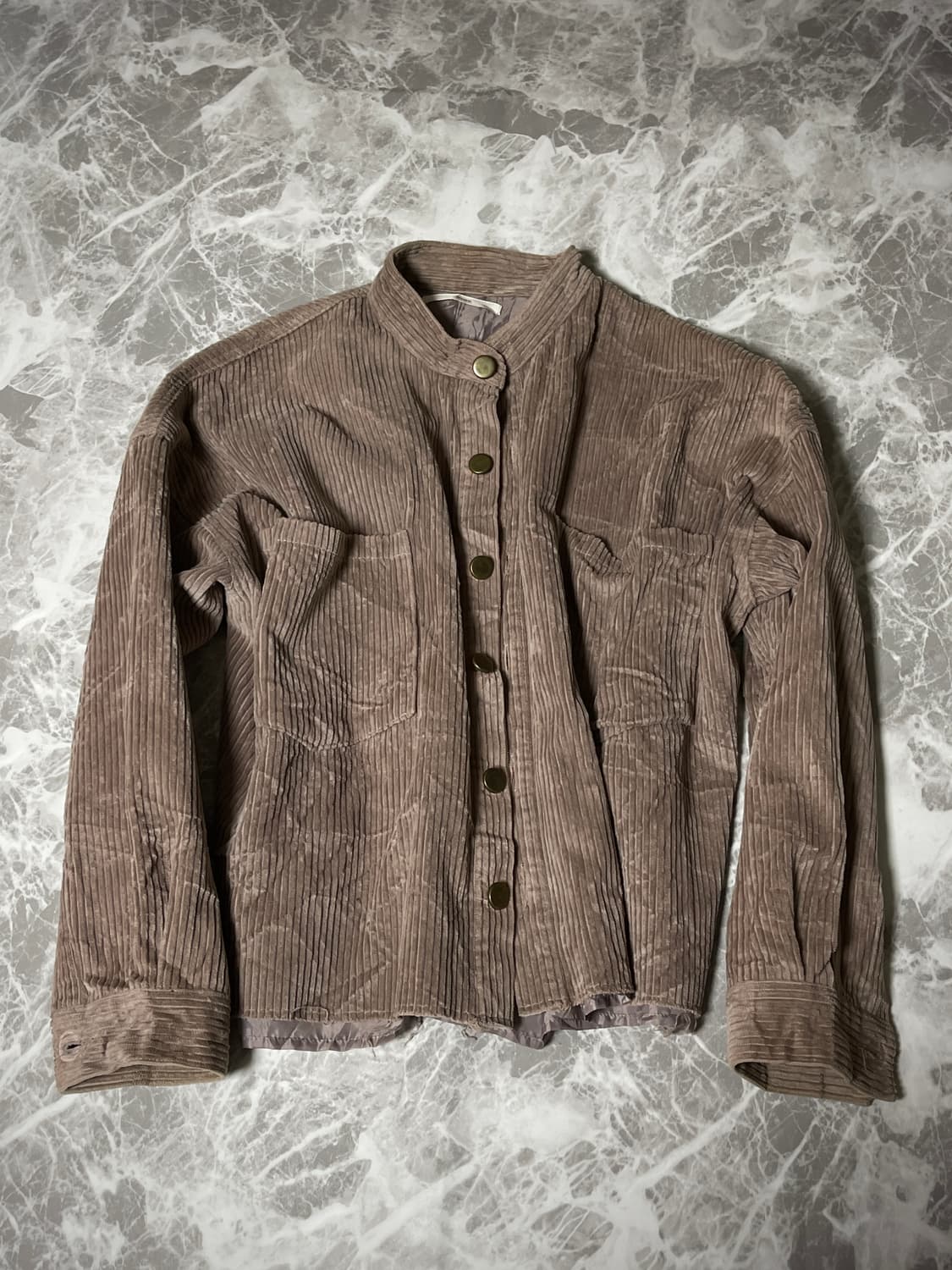 corduroy neck button jacket 상품이미지1