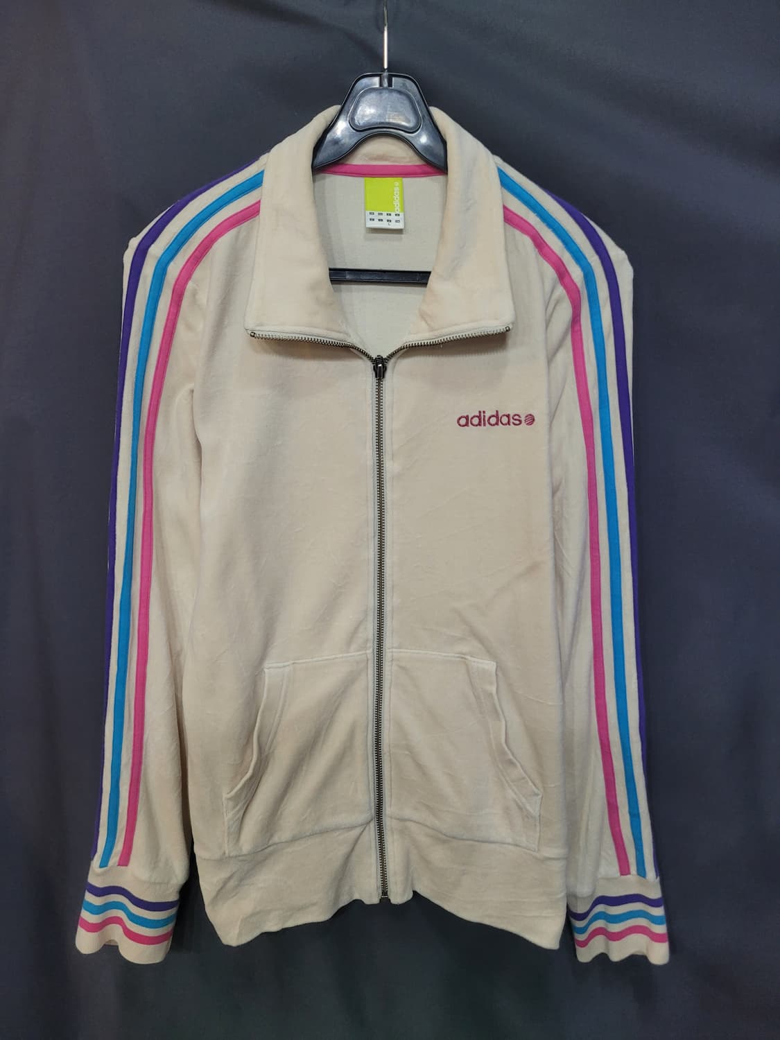 아디다스 레터링 벨루아 벨벳 트랙탑 져지  상품이미지7