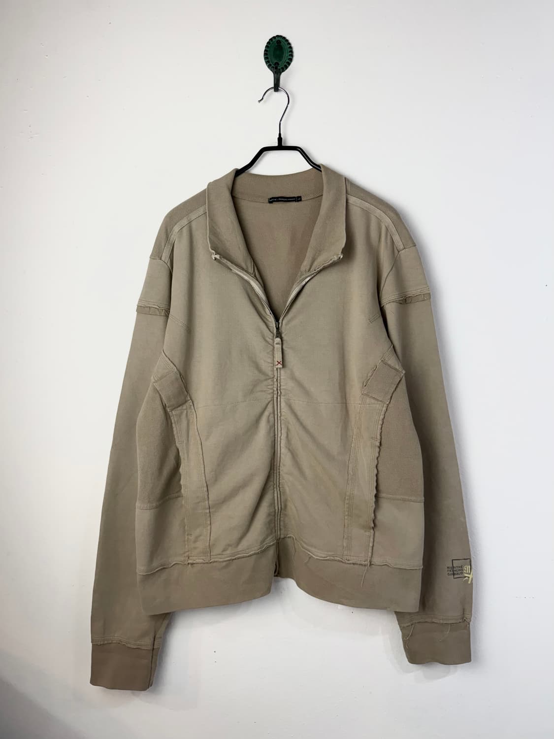 00s 마리떼 프랑소와 저버 컷아웃 집업 져지 상품이미지1