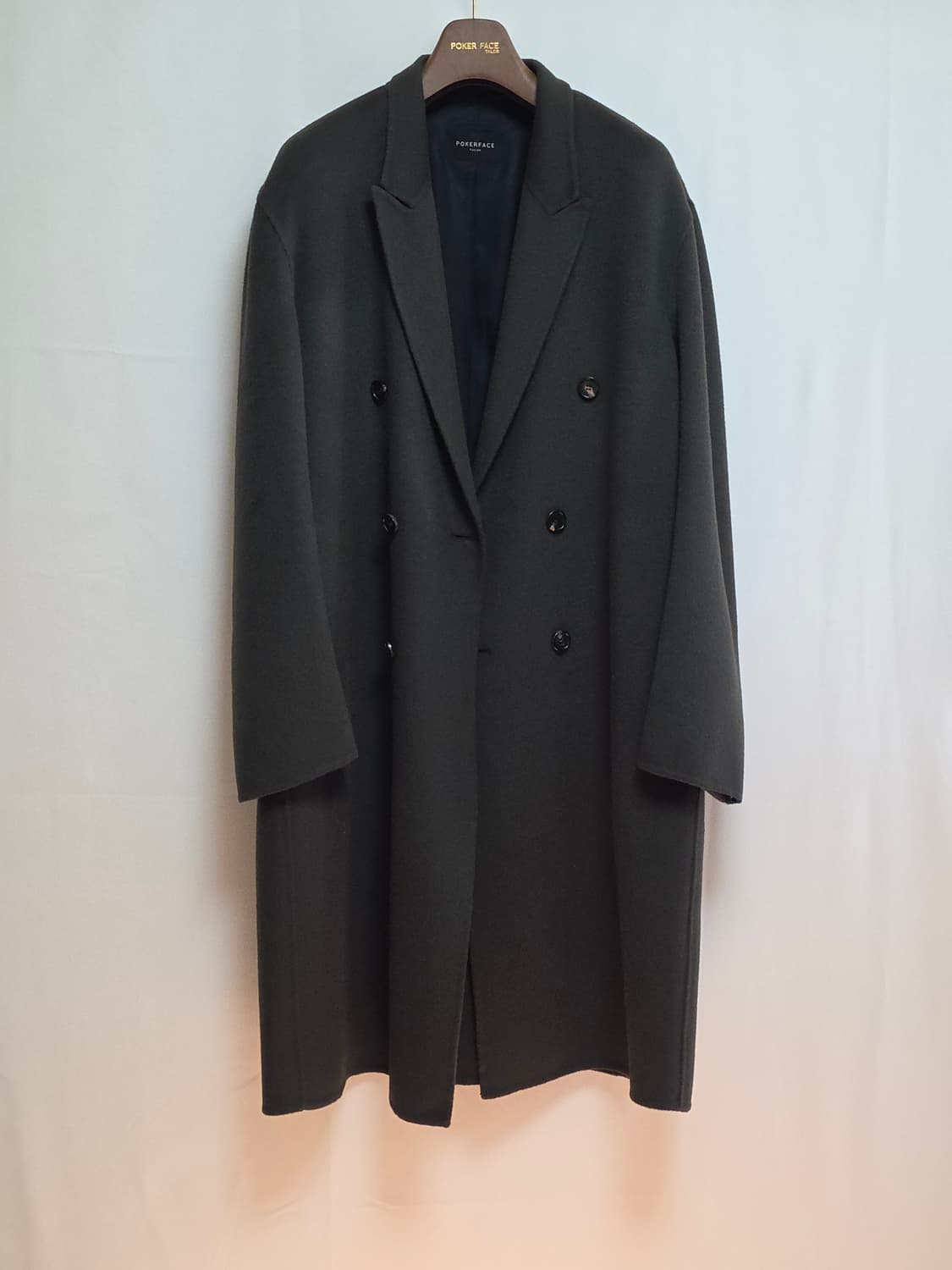 포커페이스 캐시미어 10% 더블브레스티드 코트 상품이미지1