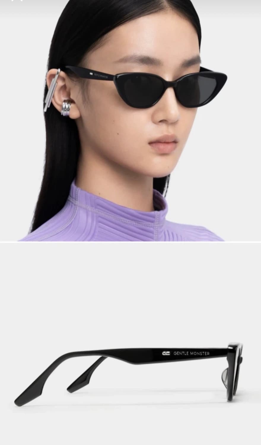 젠틀몬스터 크렐라01 선글라스 블랙 상품이미지1