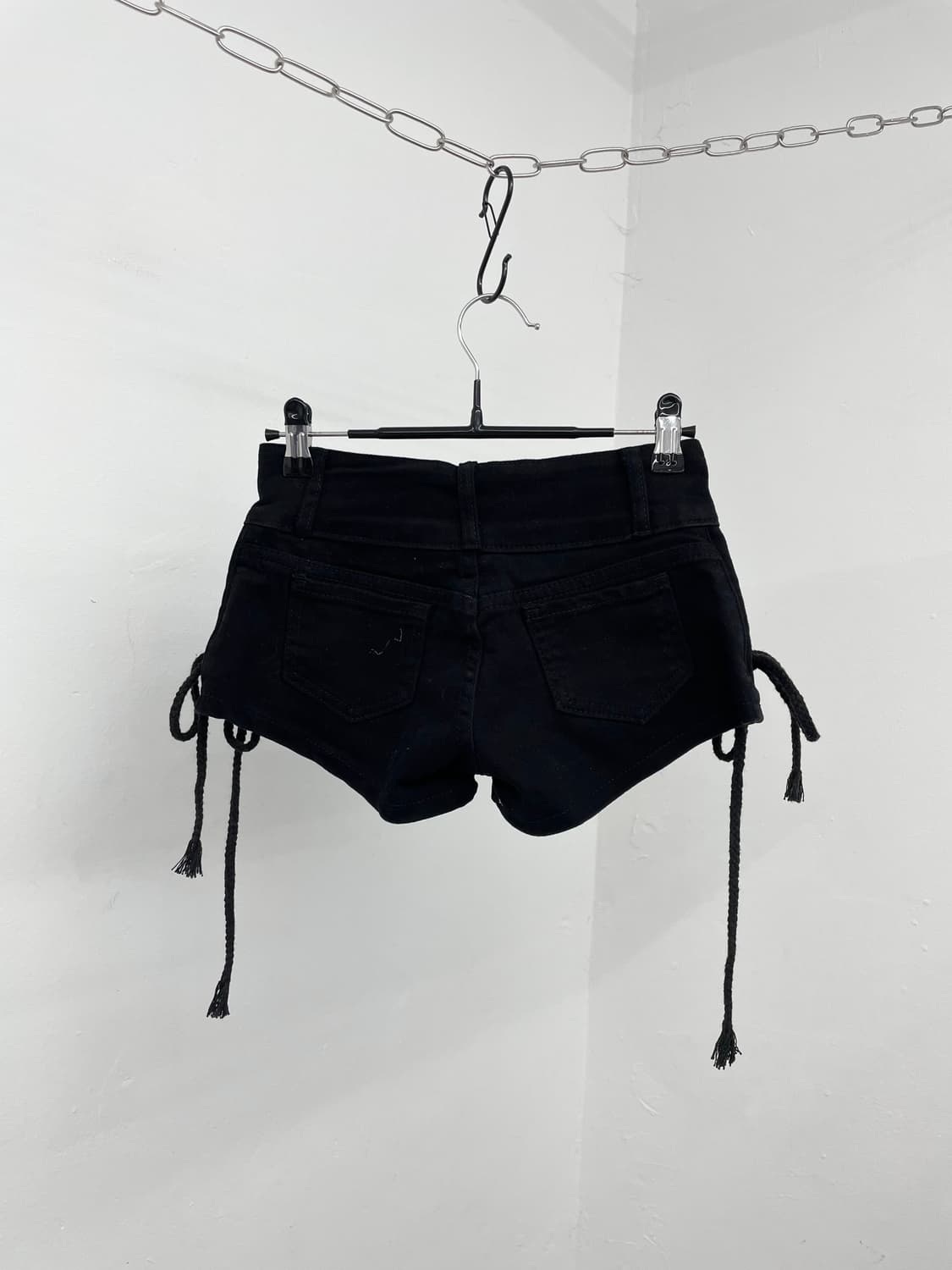 블랙 스컬 아일렛 숏츠 상품이미지6