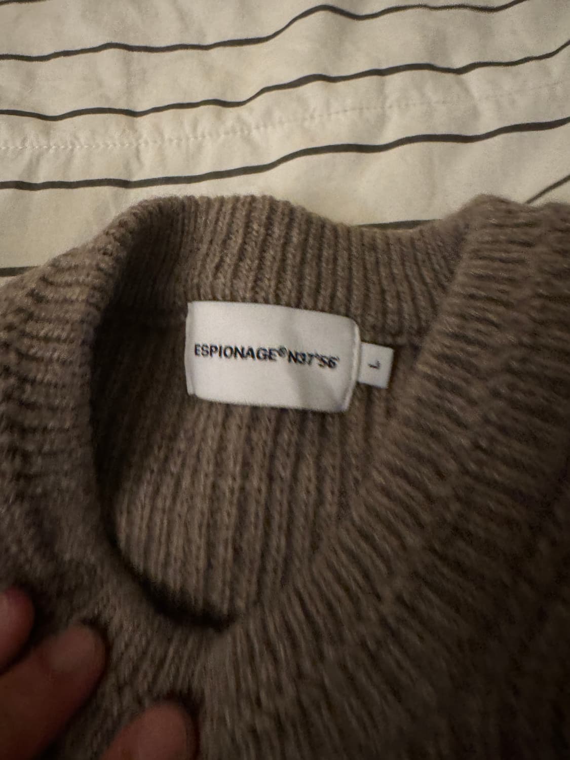 에스피오나지 밀러 니트 새상품 L 상품이미지1