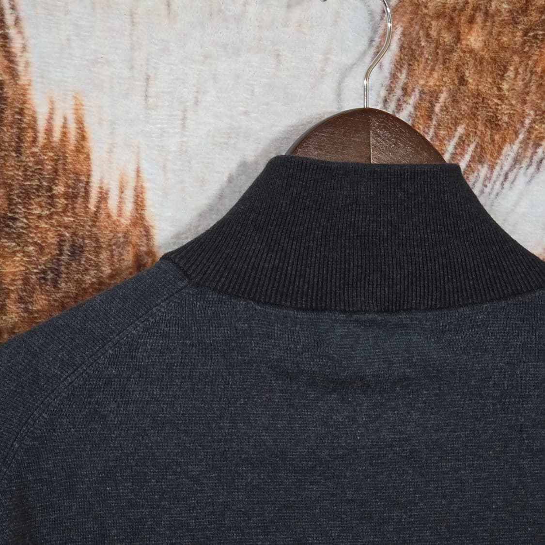 폴로 랄프로렌 차콜 투웨이 니트 집업 상품이미지5