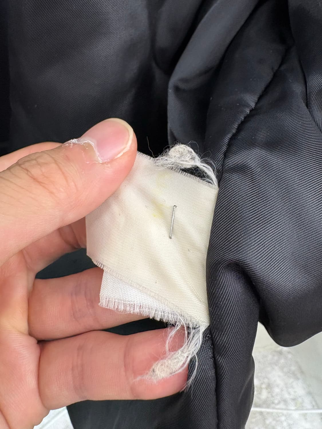 입생로랑 빈티지 체크 패턴 패딩 조끼 상품이미지6