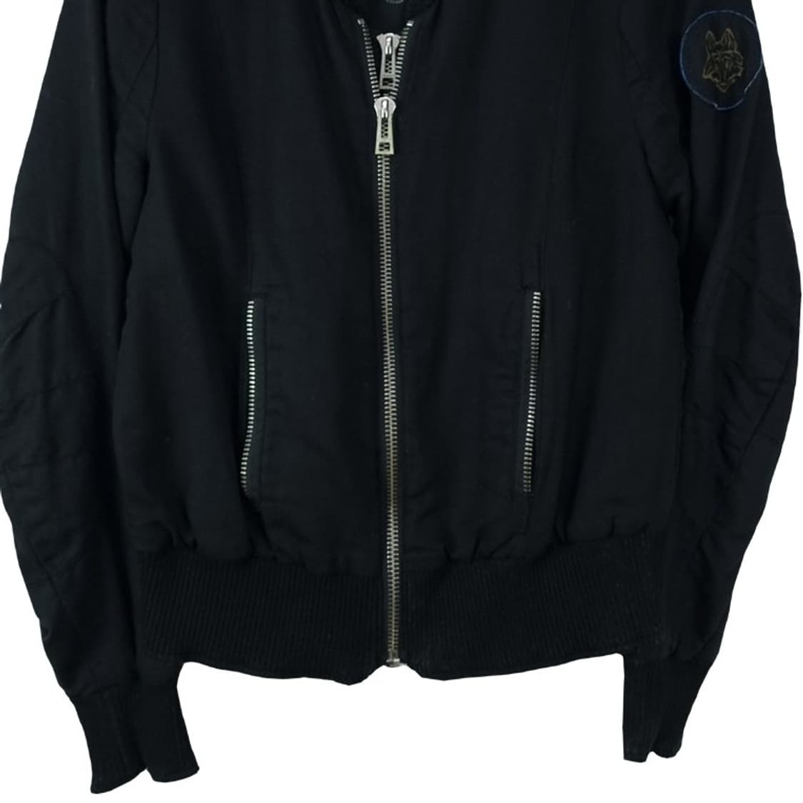 [쟈딕앤볼테르] 더블 지퍼 블루종 봄버 자켓 블랙 P01447 상품이미지5