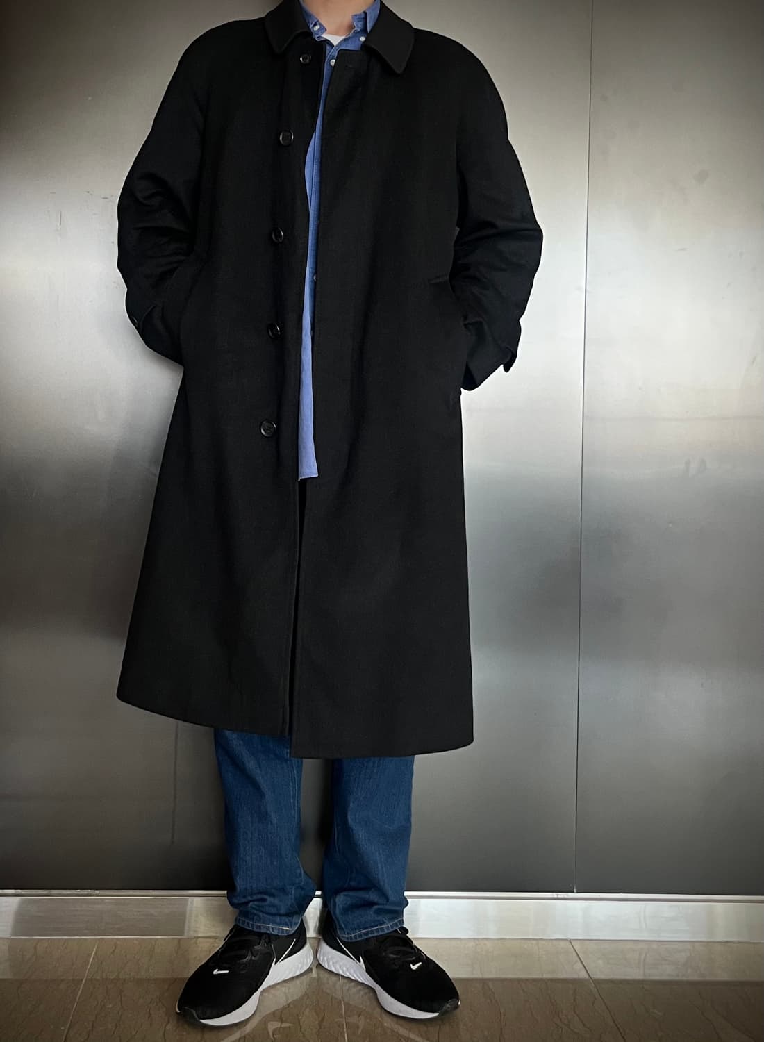 닥스 캐시미어 블렌디드 롱코트 상품이미지1