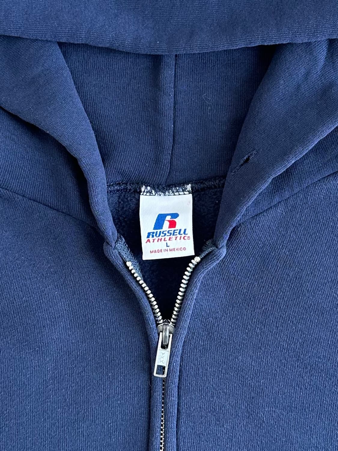 00s 빈티지 러셀 후드집업 네이비 L 상품이미지7