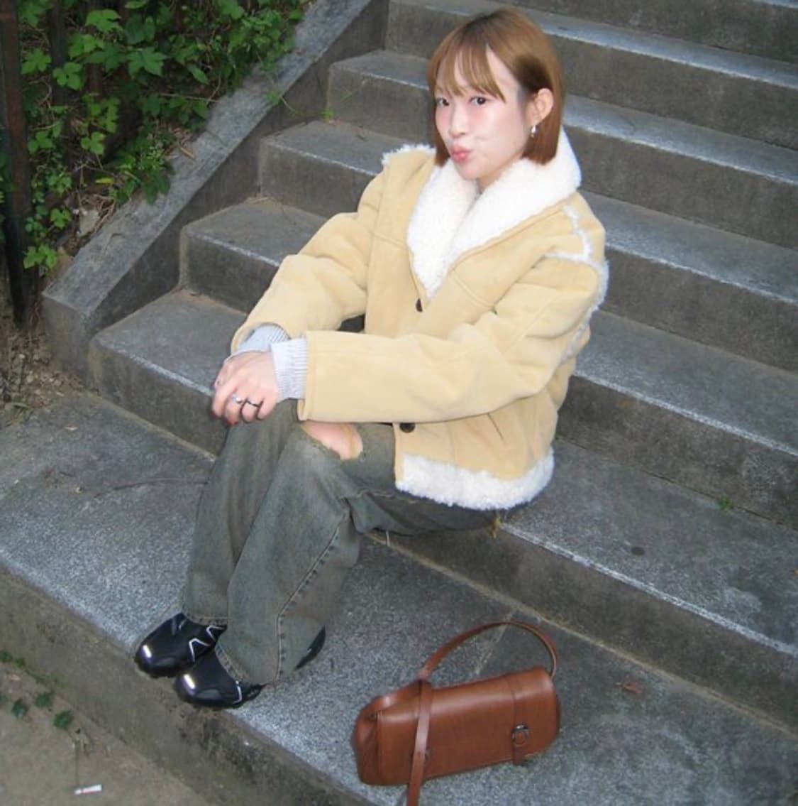 레이브 리버시블 양털 무스탕 자켓 상품이미지2