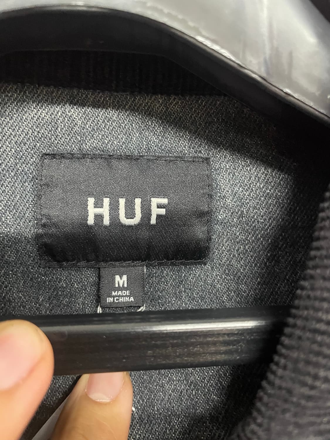 희귀) HUF 흑청 자켓 상품이미지3
