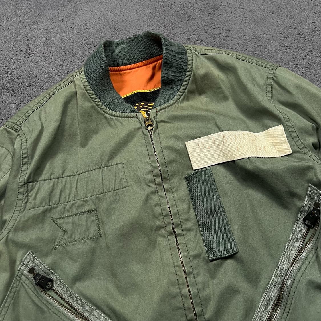 폴로 타이거 자수 리버시블 MA1 자켓 상품이미지4