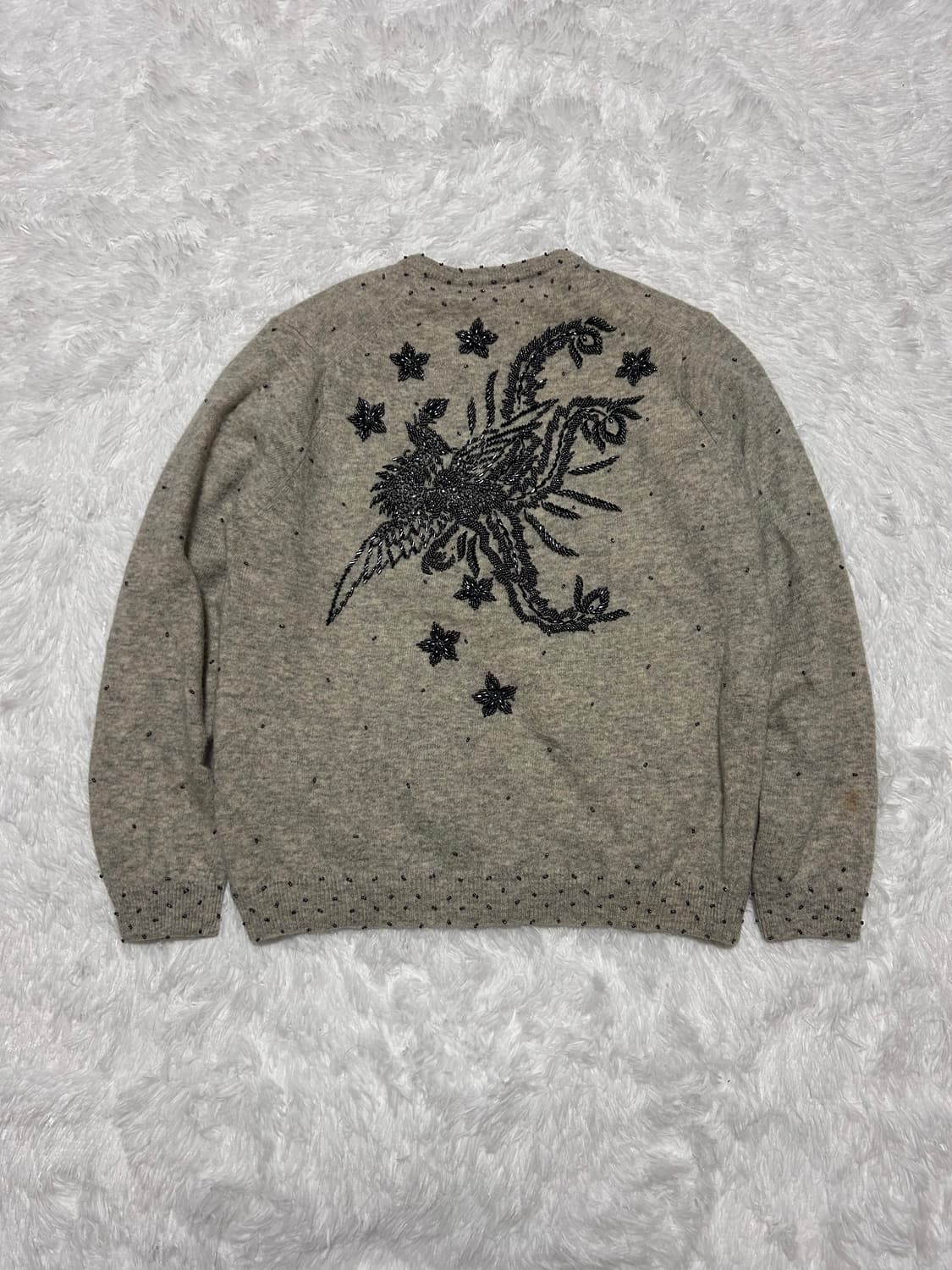 oriental cubic detailed knit cardigan  상품이미지4