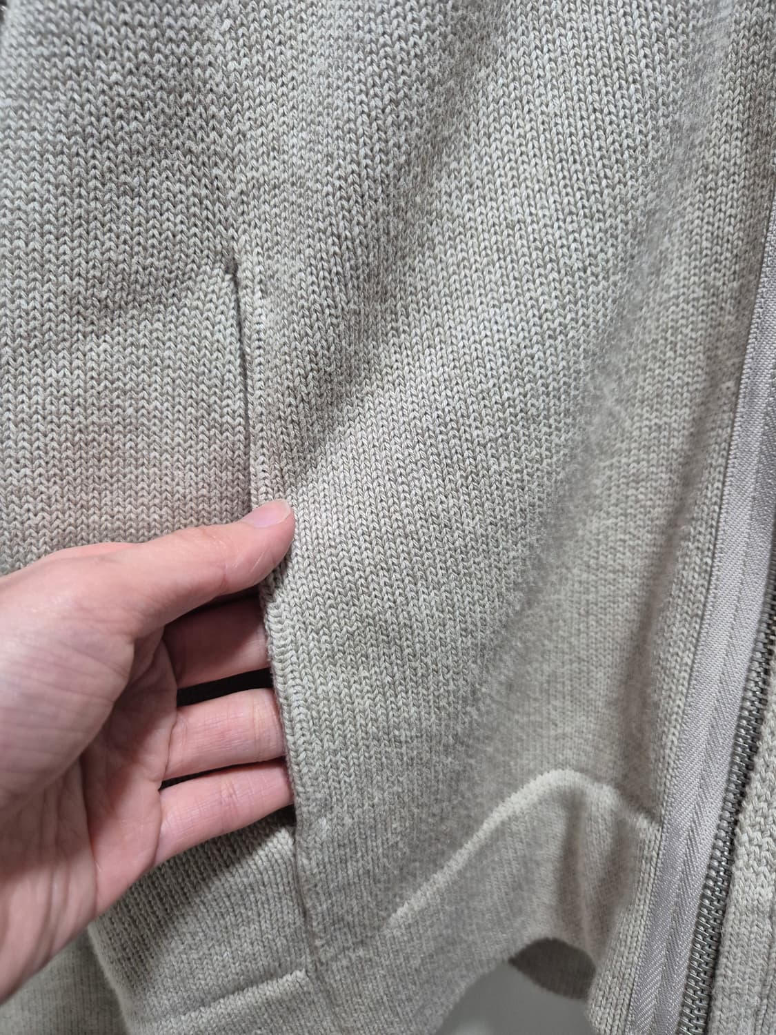 (세일)아르마니 익스체인지 니트 가디건 베이지 상품이미지8