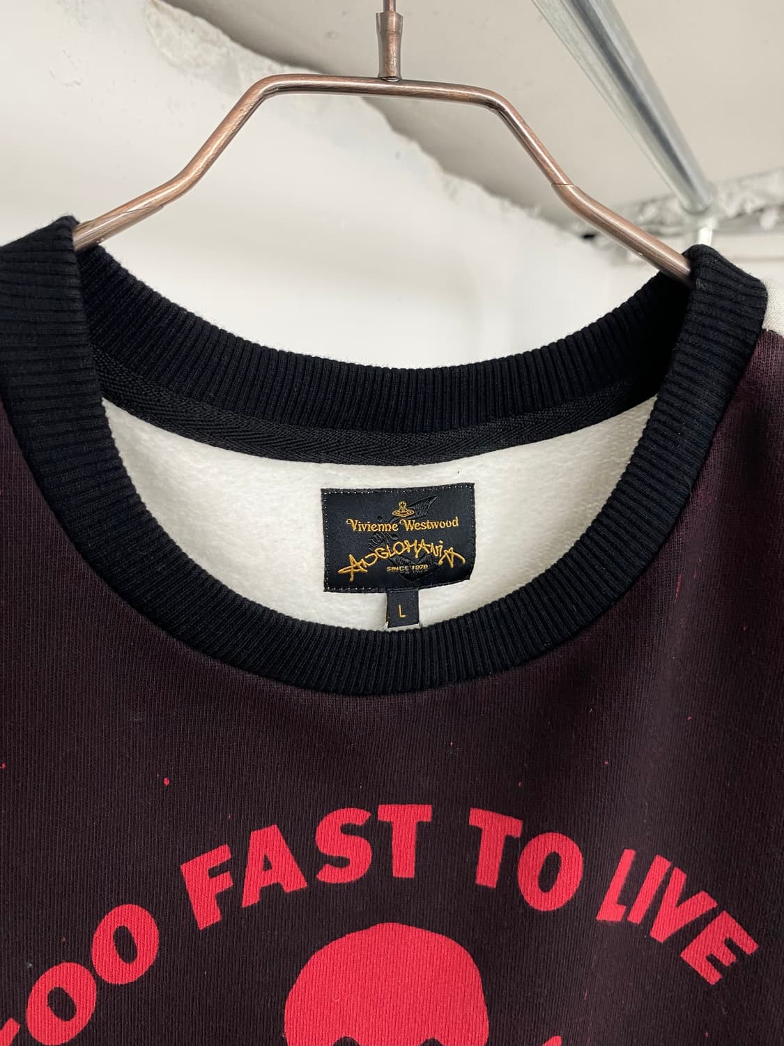 비비안웨스트우드 앵글로매니아 스컬 스웻 셔츠 상품이미지6