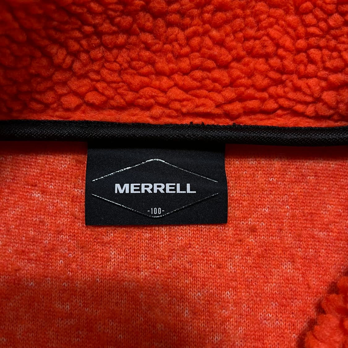 머렐 하이넥 뽀글이 후리스 보아 플리스 아노락 자켓 [오렌지] L/100 상품이미지5