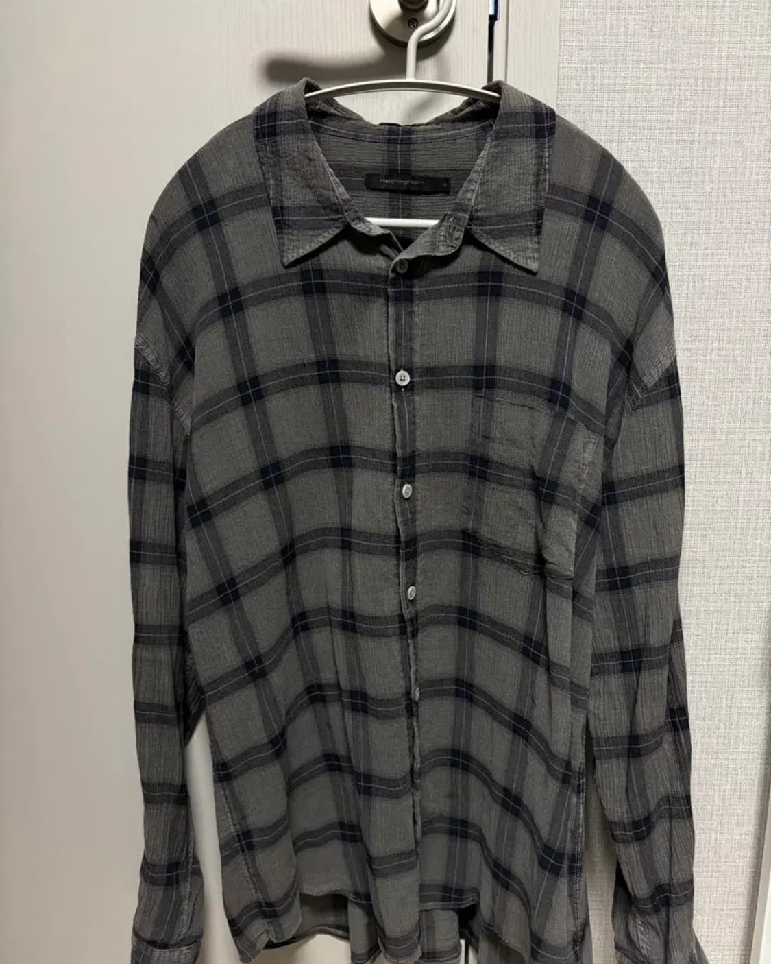 (3)해칭룸 클래식 셔츠 피그먼트 다이드 그레이 상품이미지2