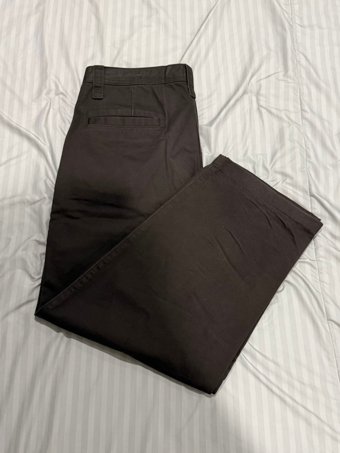 유니클로 U 와이드핏 치노팬츠 상품이미지5