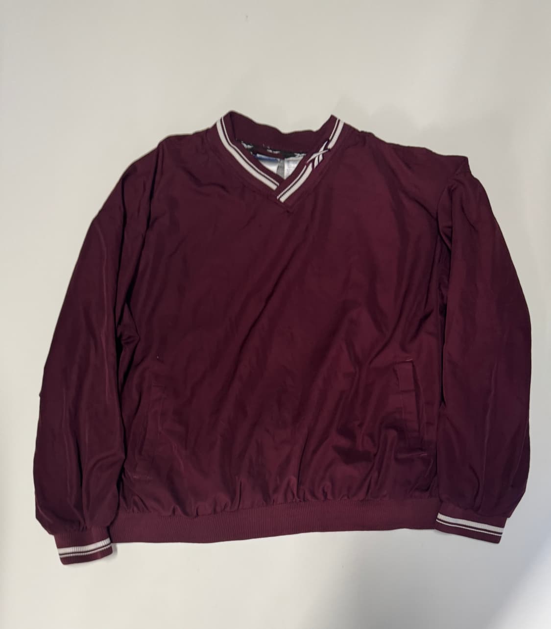 희귀!! 리복 90s 올드스쿨 버건디 웜업 맨투맨 XL ~ 2XL 상품이미지1