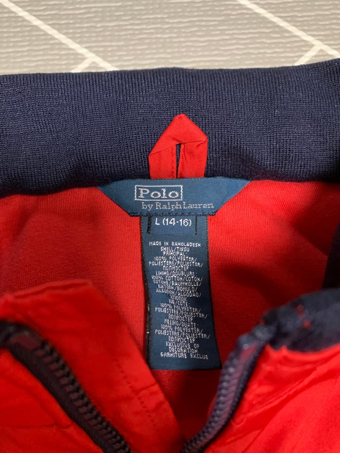 폴로 빅포니 레이싱팀 자켓 레드 상품이미지6