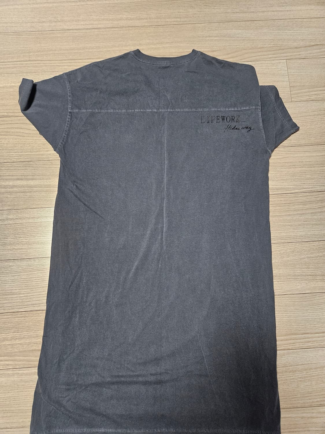 라이프워크 아치로고 피그먼트 원피스 상품이미지5