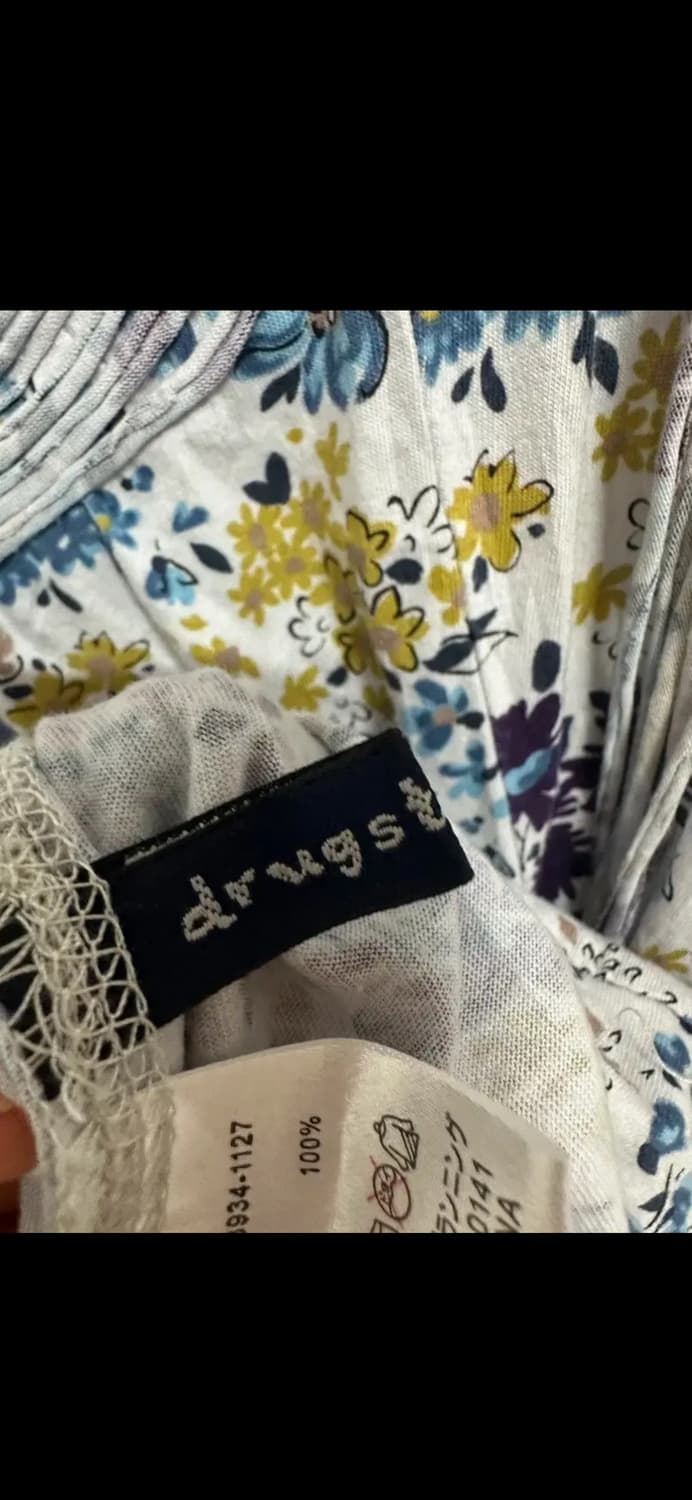 드럭스토어 플라워 나시 원피스 모리걸 상품이미지4