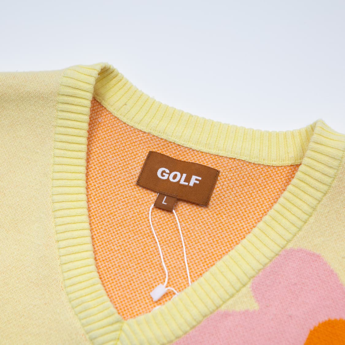 골프 르플레르 플라워 니트 베스트 상품이미지3