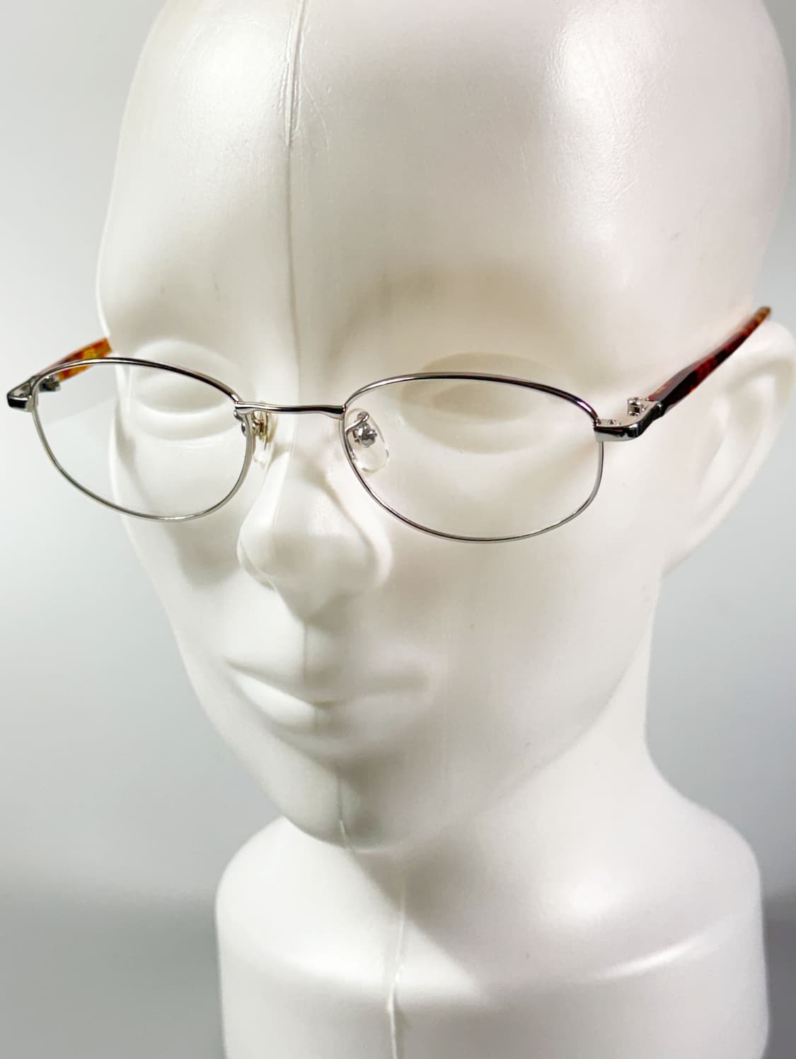 90s 실버 슬림 오벌 메탈 프레임 빈티지 안경 상품이미지8