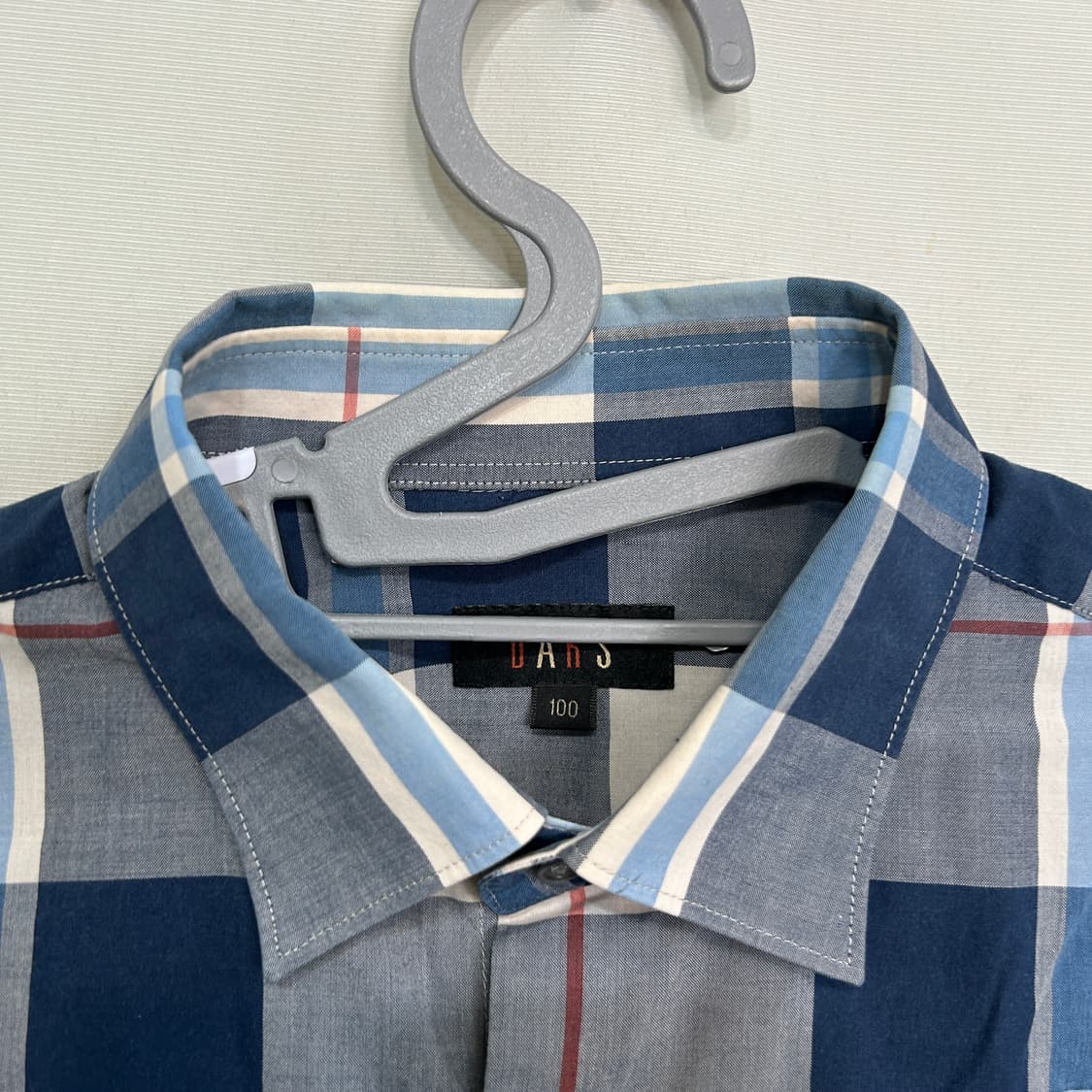 닥스 남성 체크 셔츠 남방 100 상품이미지2