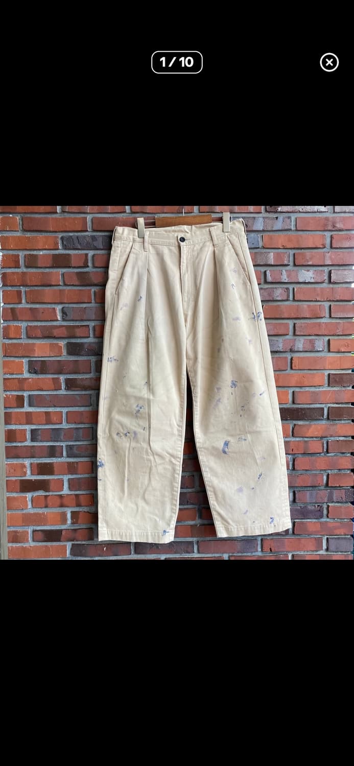 Ancellm 안셀름 패인트 치노 팬츠 상품이미지1