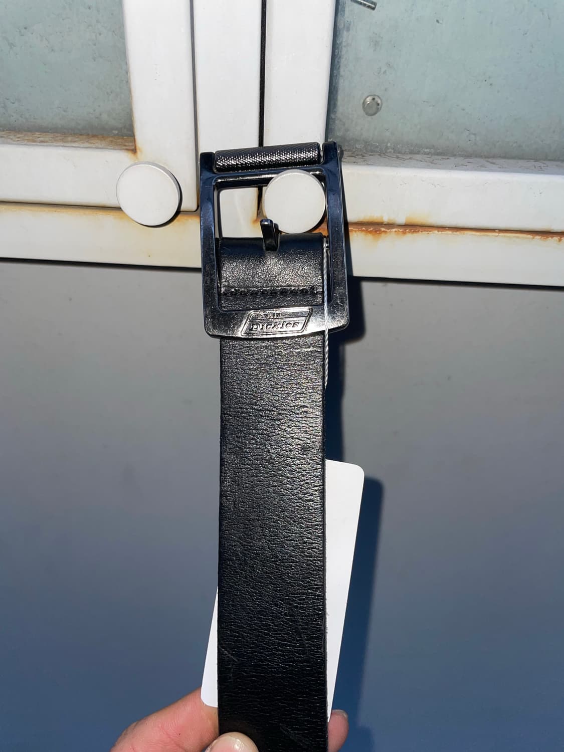 디키즈 블랙레더 벨트 상품이미지1