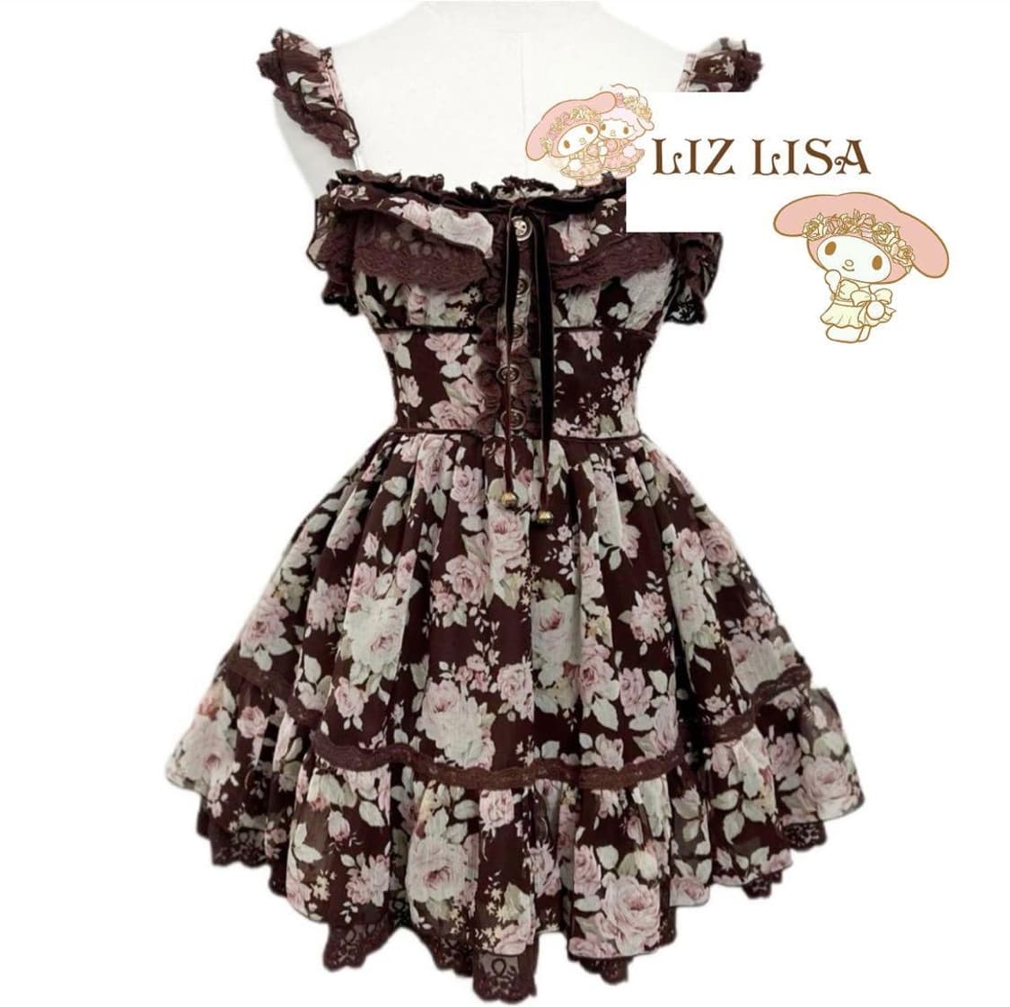 리즈리사 플로럴 리본 원피스 상품이미지1