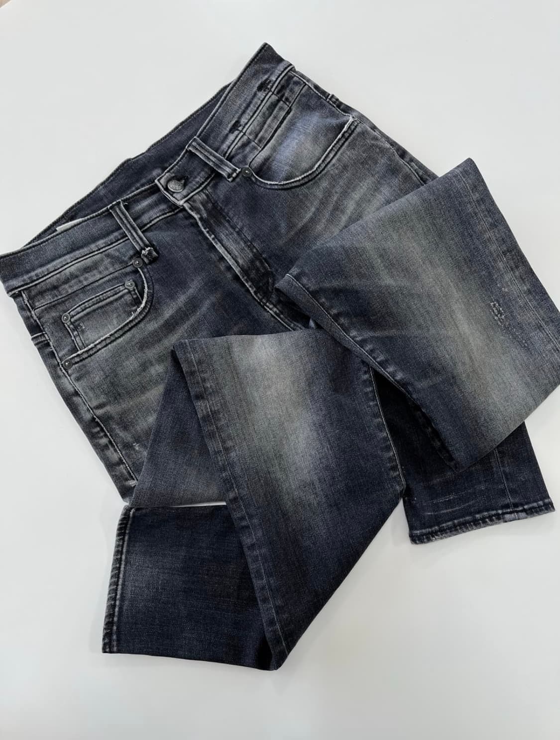 R13 BOY FIT BLACK PANTS 28 상품이미지2