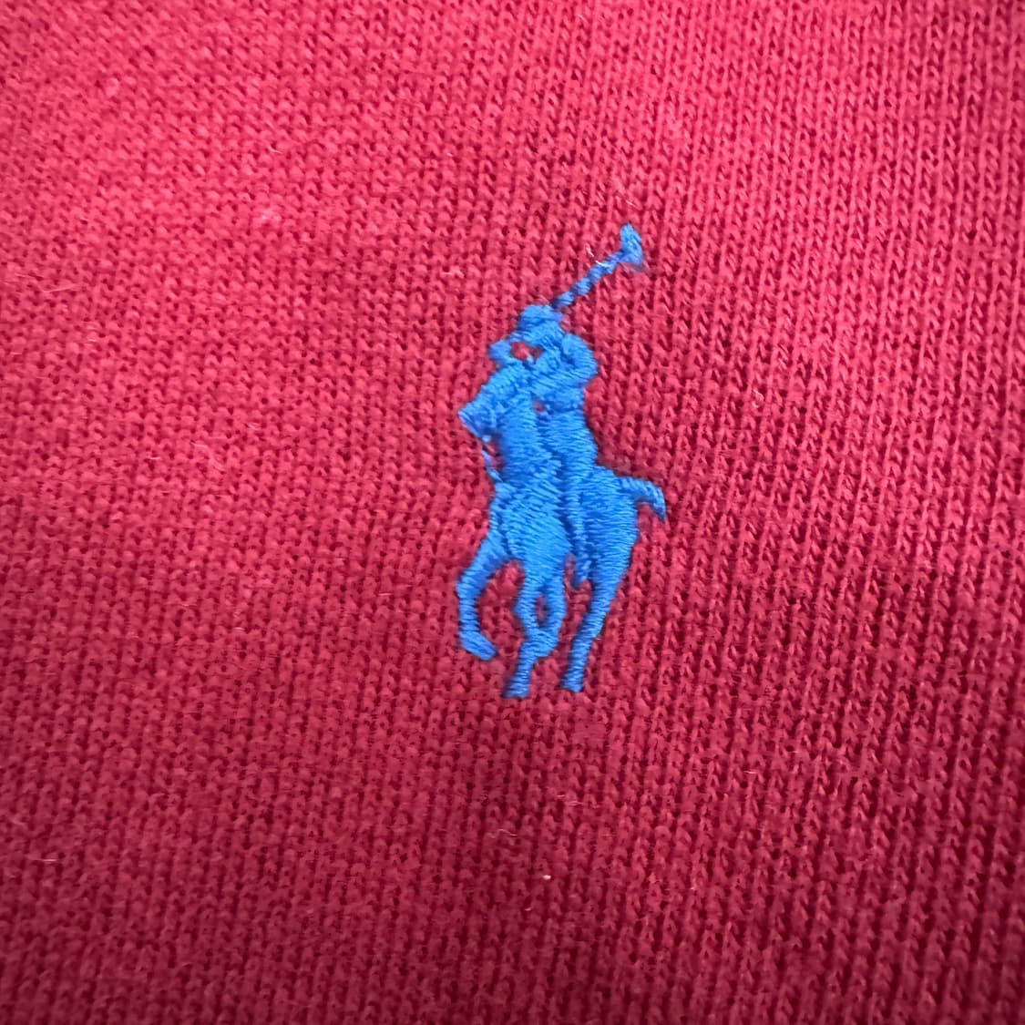 S 폴로 랄프로렌 버건디 해비스웻 후드 집업  상품이미지3