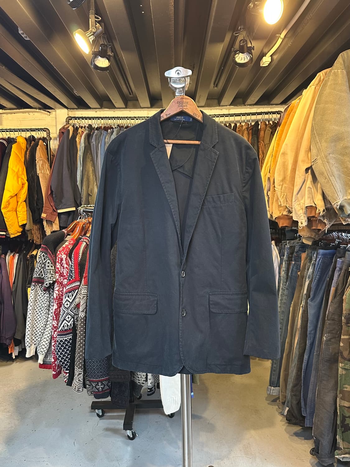 폴로 랄프로렌 피마코튼 2버튼자켓 상품이미지1