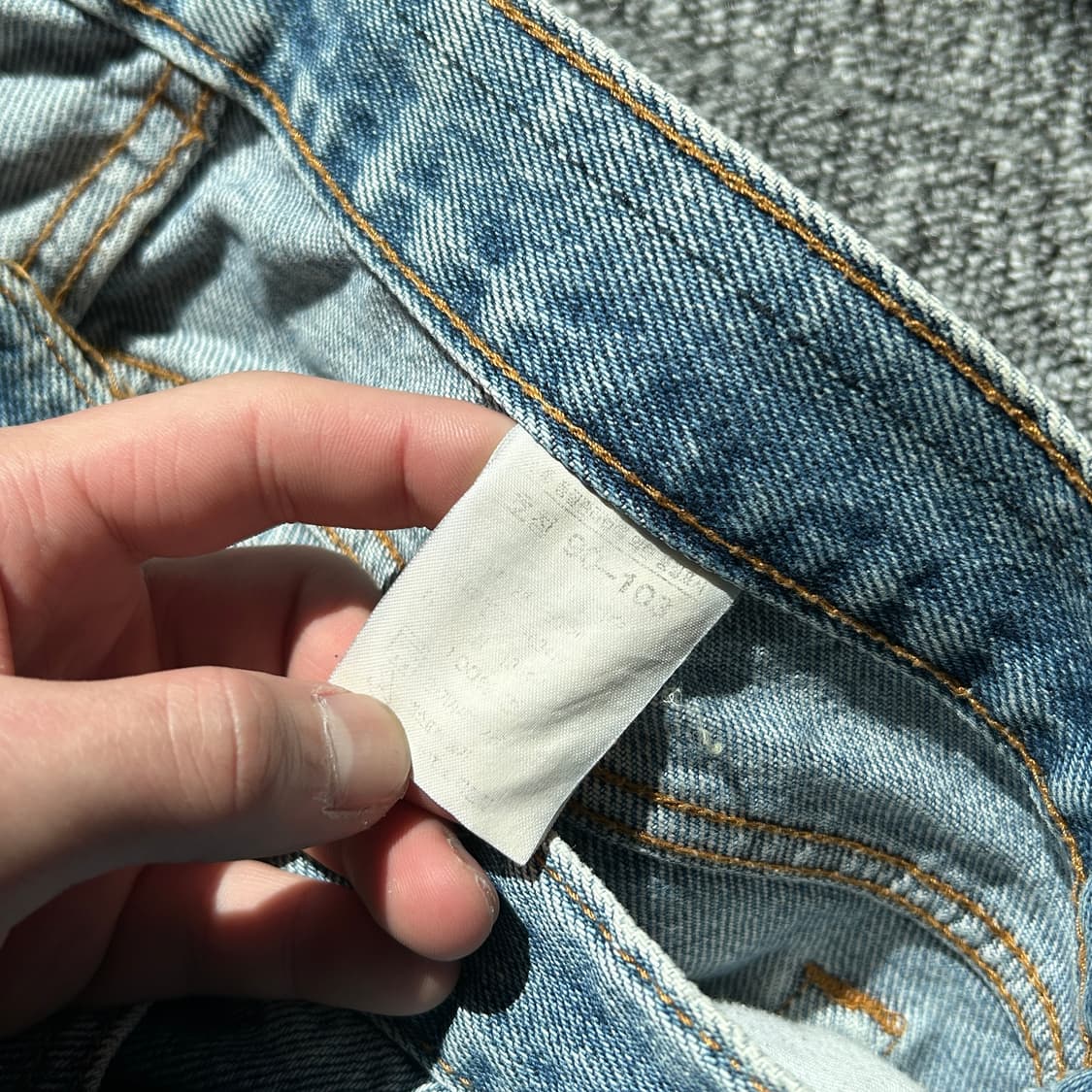 빈티지 리바이스 520 데님 쇼츠 상품이미지4