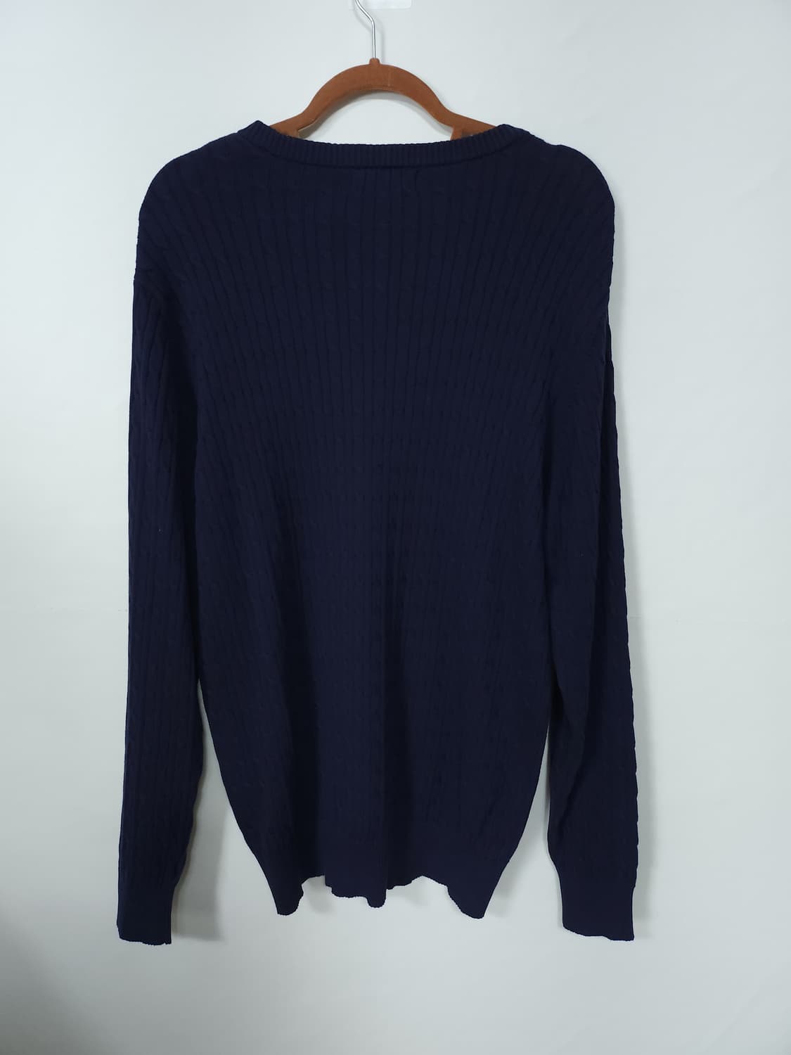 U.S. POLO ASSN. 네이비 꽈배기 니트 3XL 115 새제품 상품이미지4