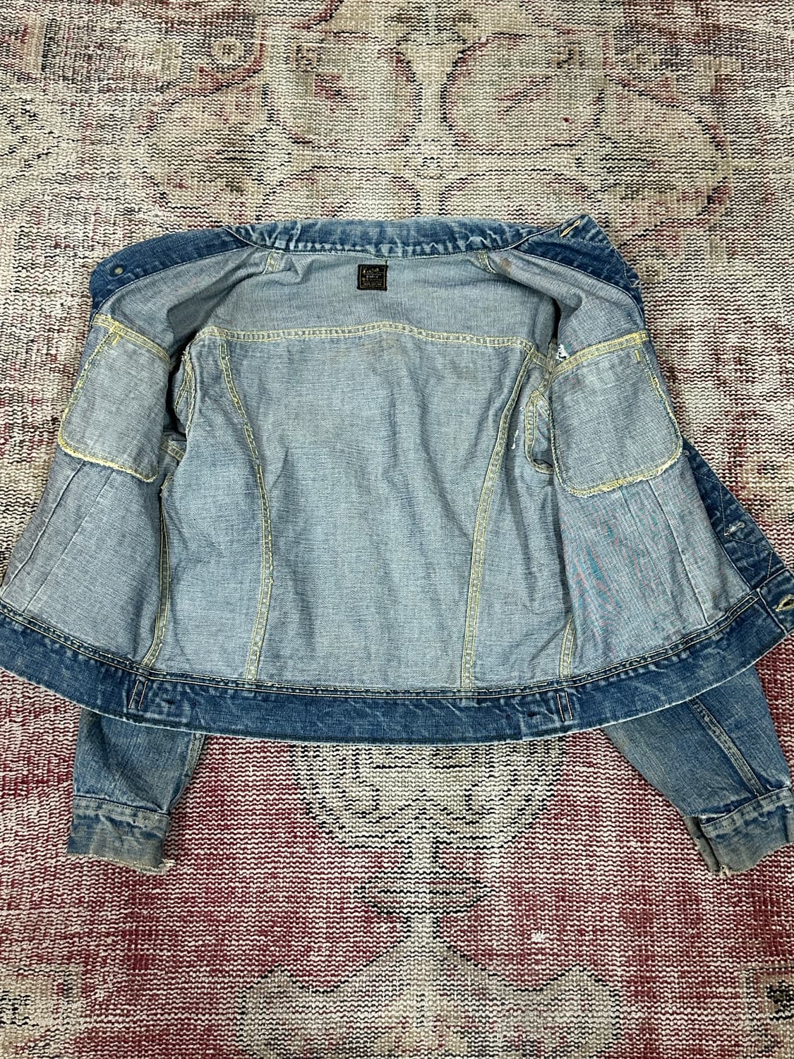 60's OG Lee 리 101J 데님 자켓 리 청자켓 상품이미지8