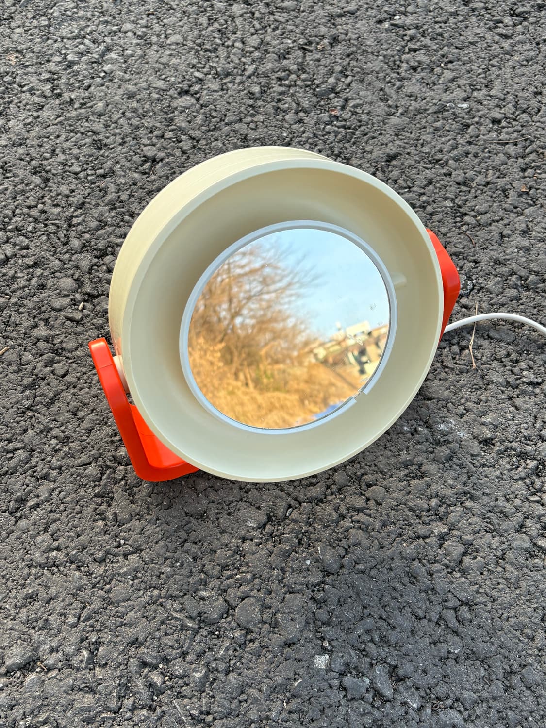 70s 빈티지 Allibert 알리버트 테이블 조명 거울 상품이미지2