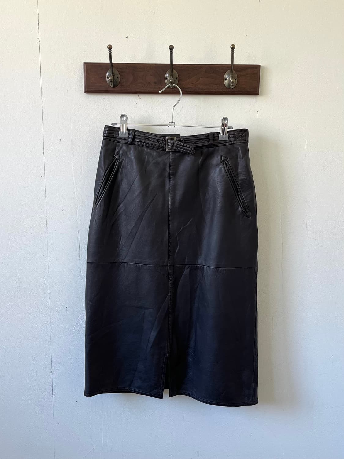 70’s Gucci 레더 스커트 상품이미지1
