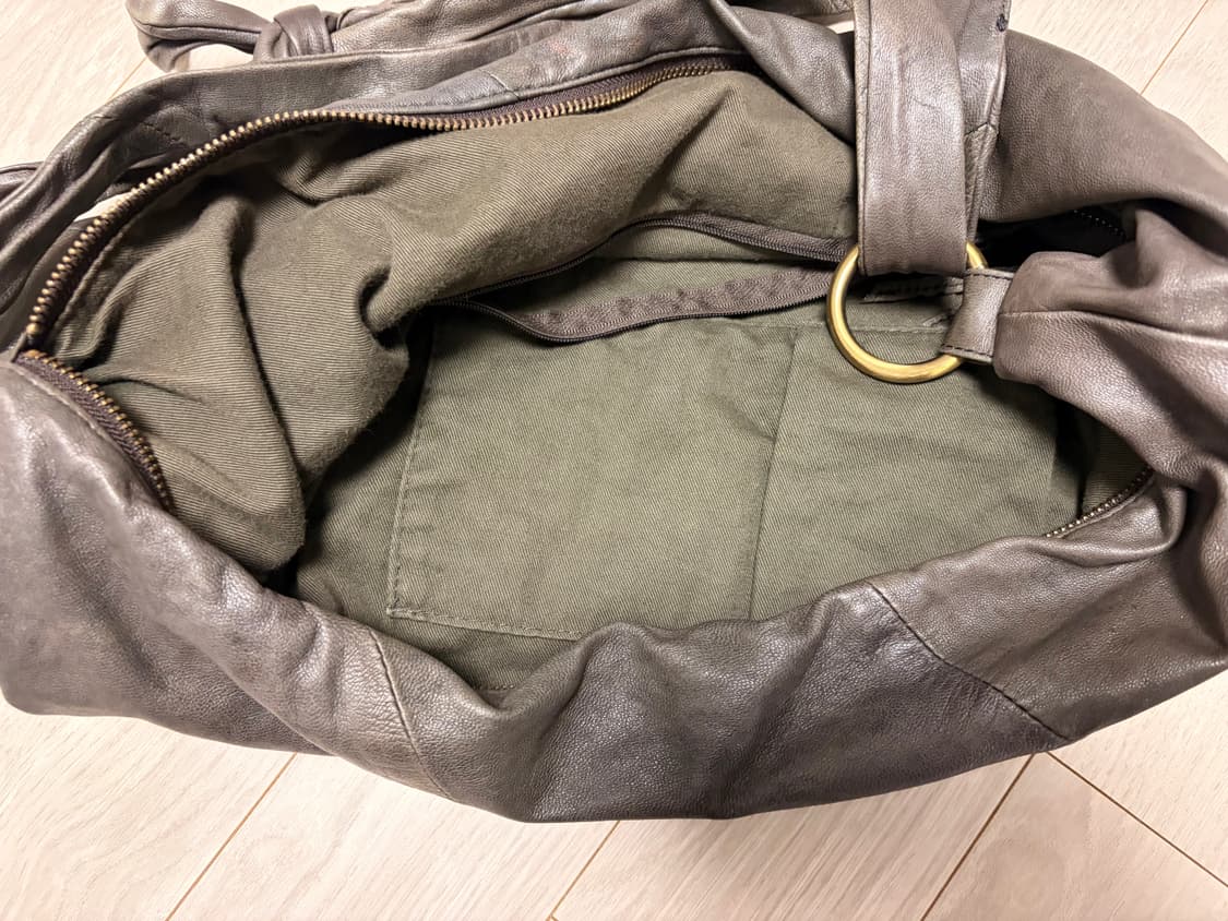 빈티지 긱시크 숄더 가죽 링 가방 상품이미지3