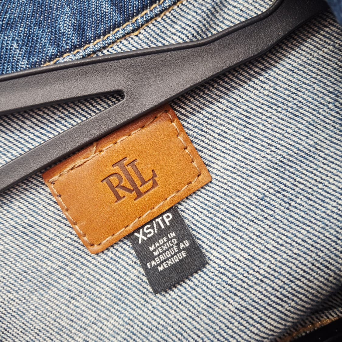 폴로 랄프로렌 21 신형 와펜 패치 데님 자켓 여성 청자켓 XS 상태좋음 상품이미지5