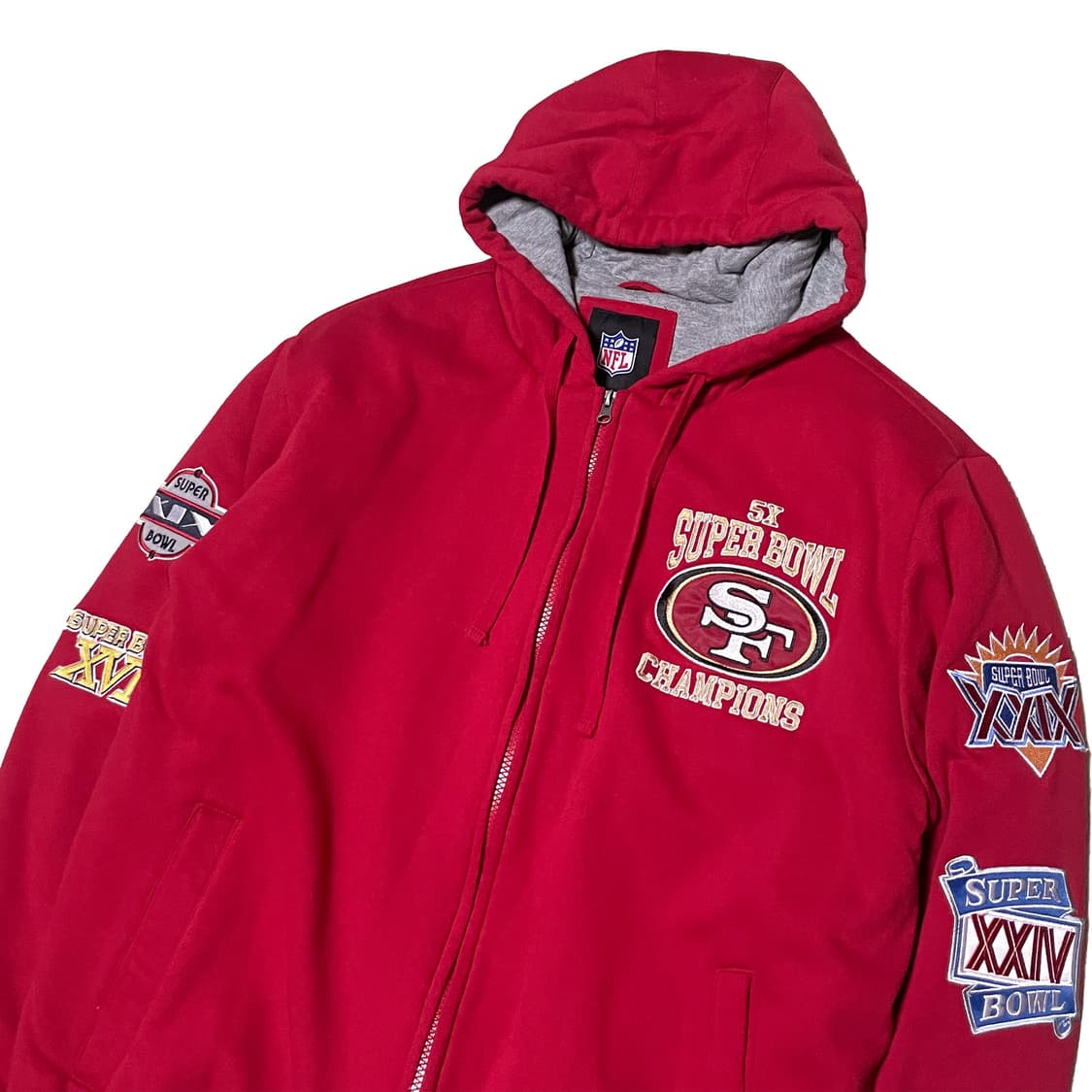 NFL 샌프란시스코 49ers 파워 포워드 후드집업 점퍼 상품이미지3