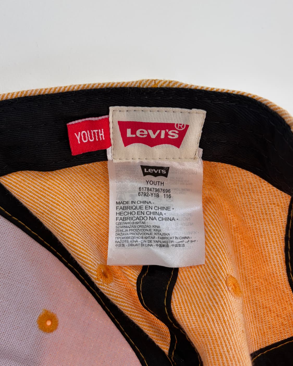 리바이스 Levi's 스펠아웃 볼캡 모자 상품이미지8