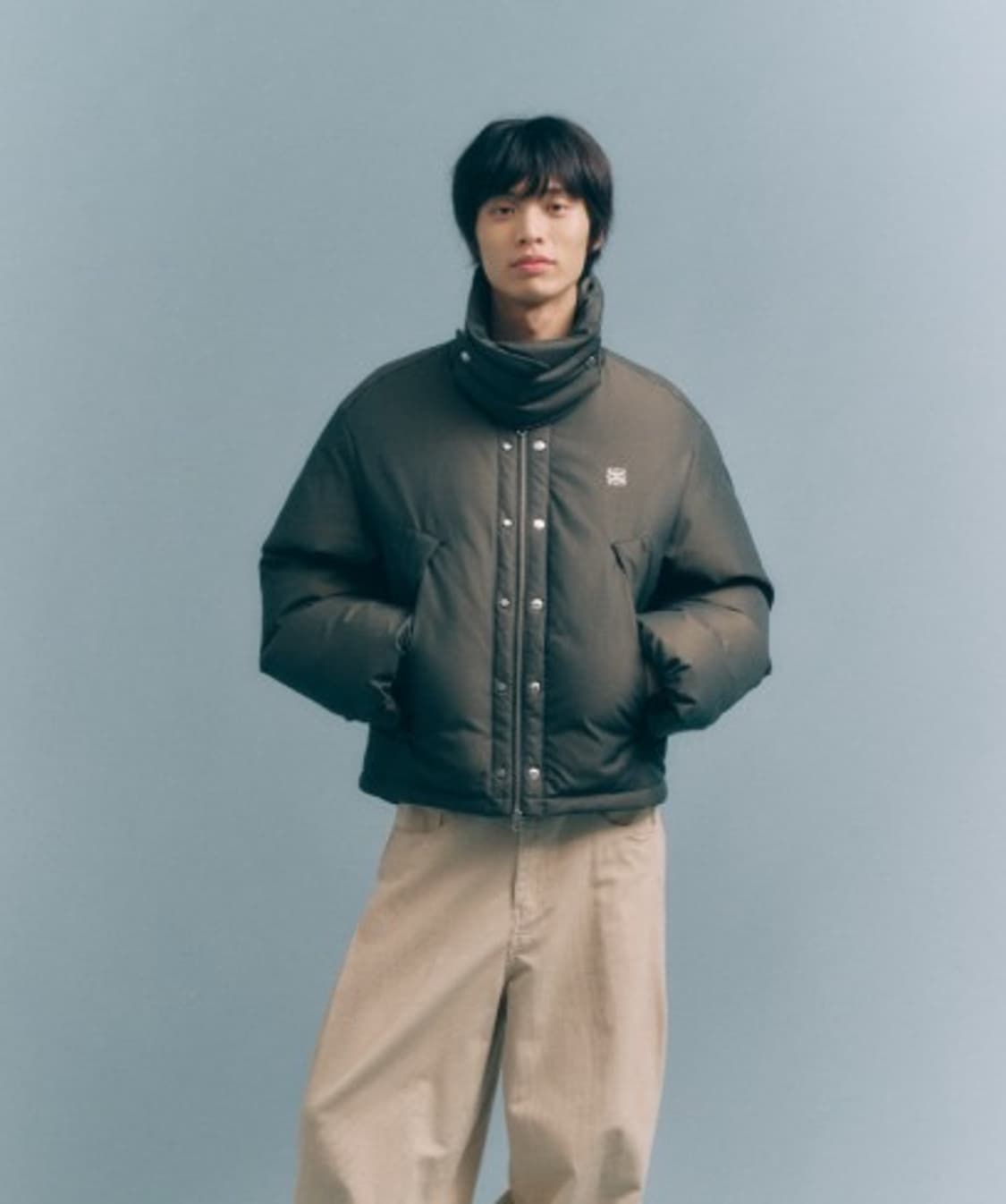 세터 레체 덕다운 패딩 그린브라운 새상품 상품이미지4