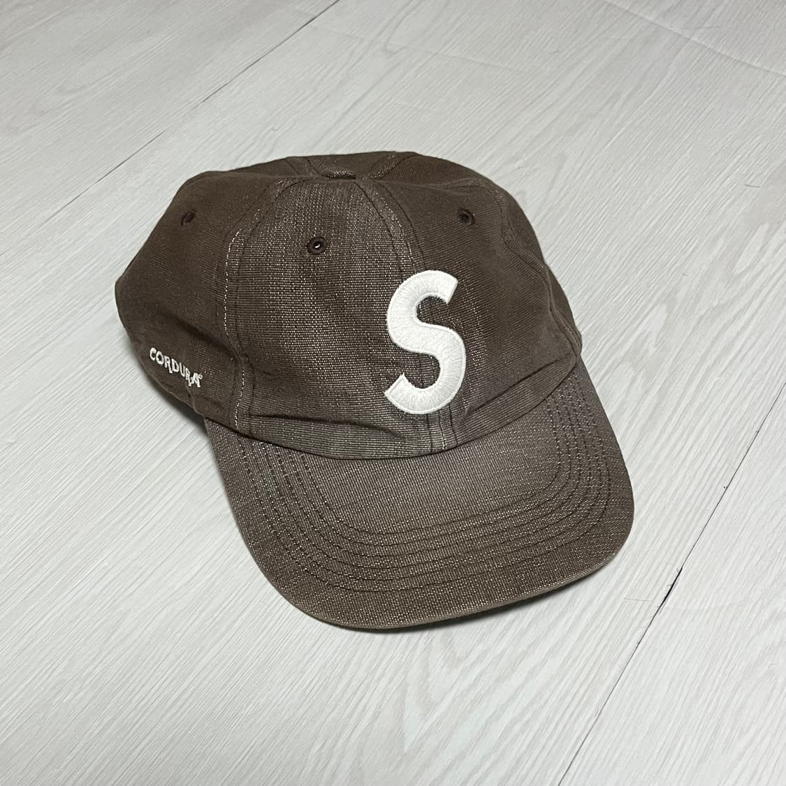 슈프림 코듀라 데님 s로고 캡 상품이미지1