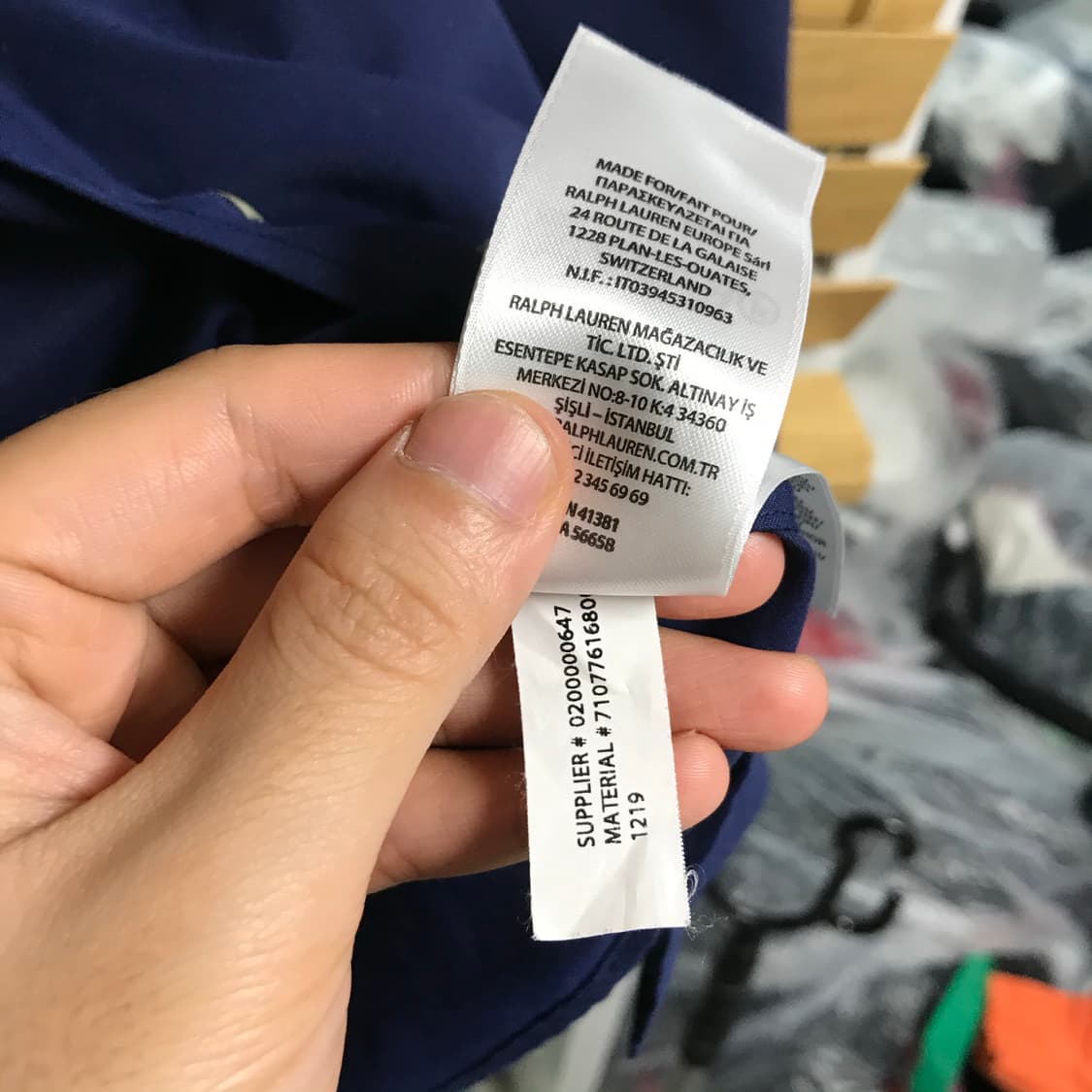 폴로 랄프로렌 상태에이급 네이비셔츠 상품이미지8