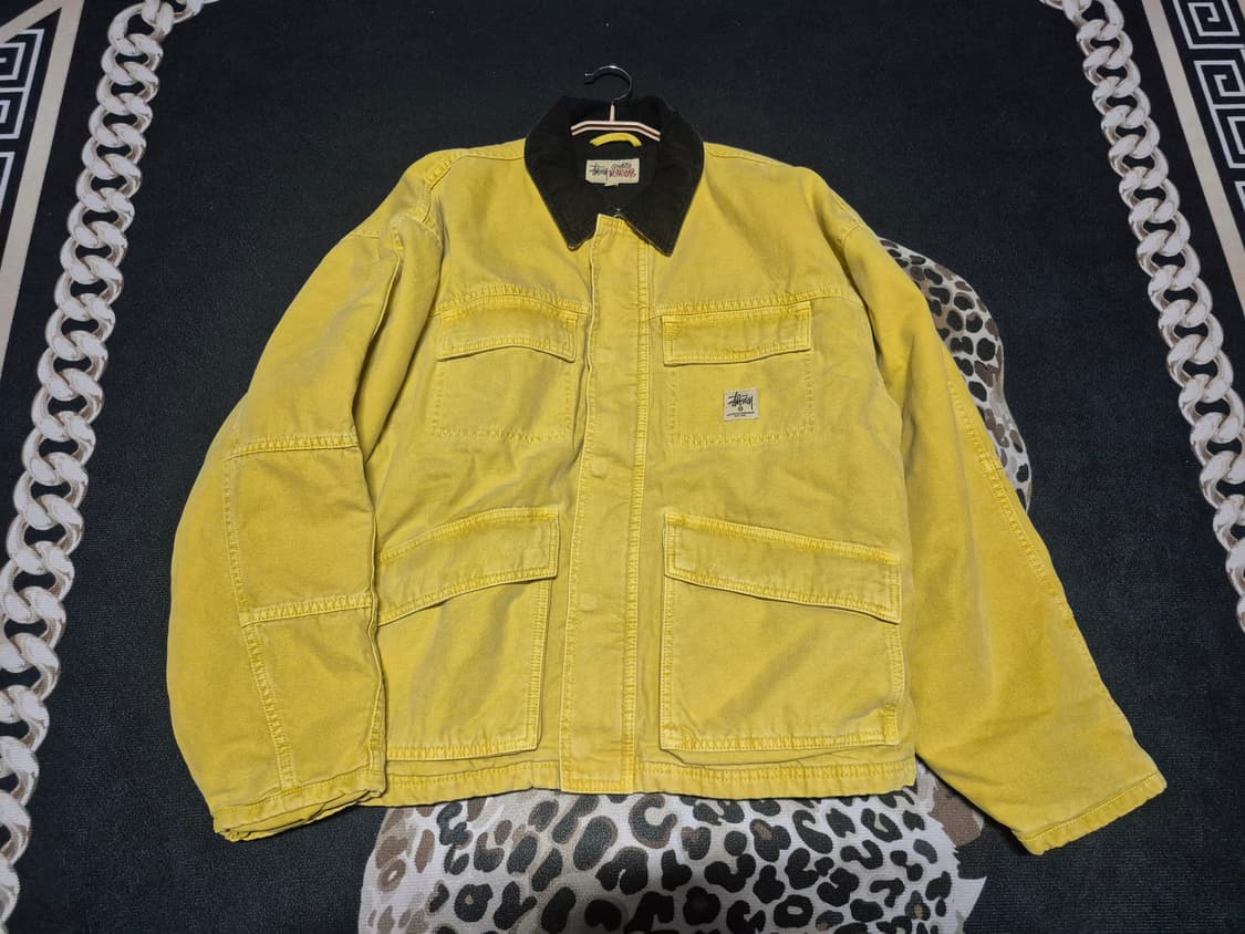 스투시 21A/W 워시드 캔버스 워크 자켓 L 정품 상품이미지1