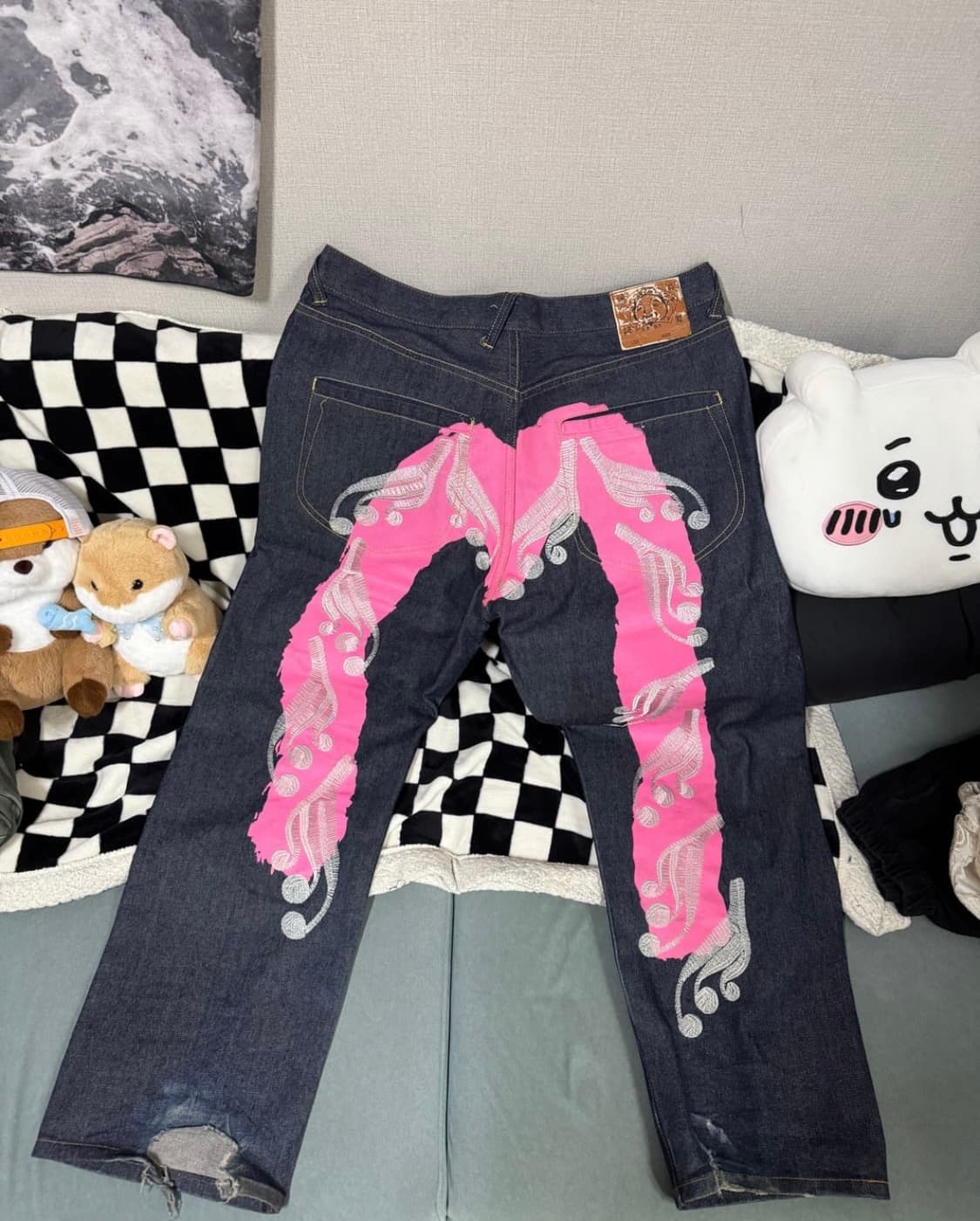 Evisu 에비수 프린팅 빅로고 데님 상품이미지1